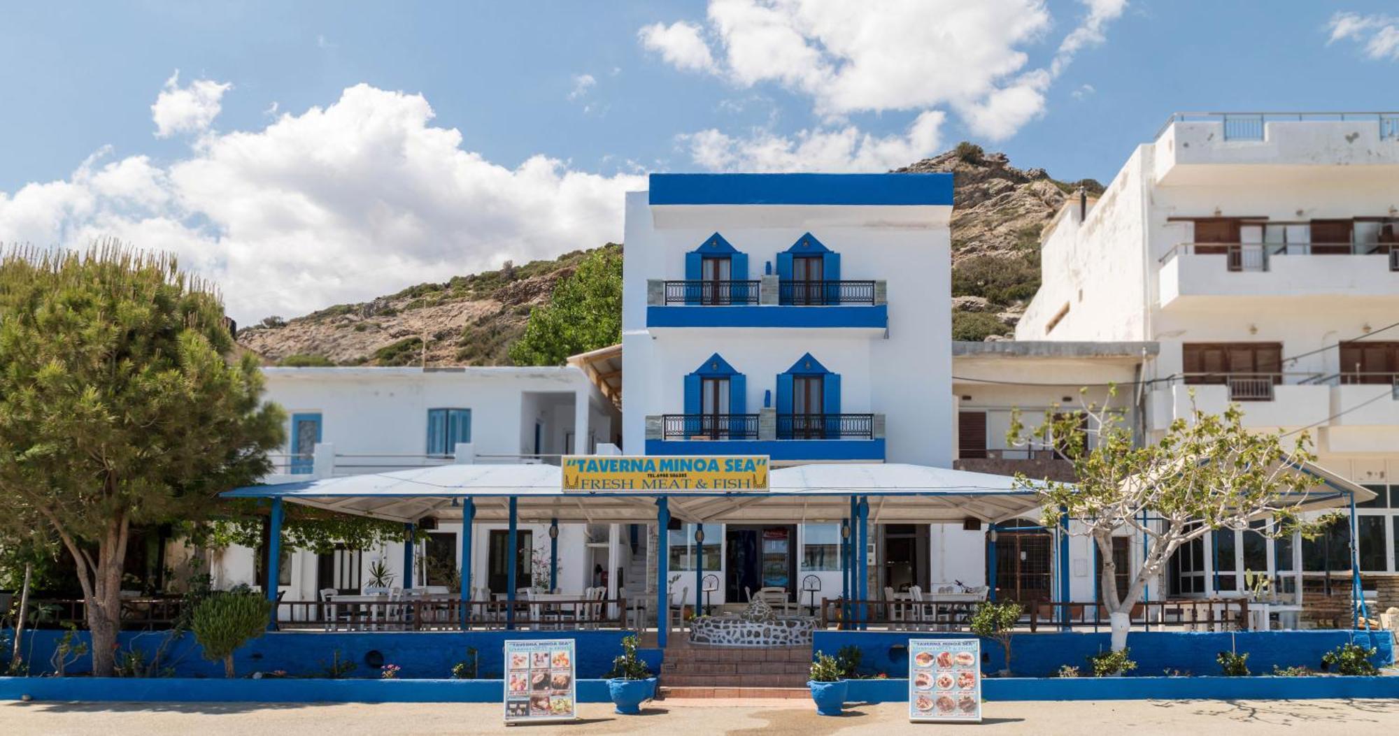 Minoa Sea Rooms Tsoutsouros  Bagian luar foto